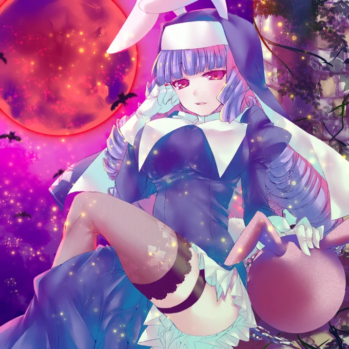 うさぎさんとお月見ハロウィン 