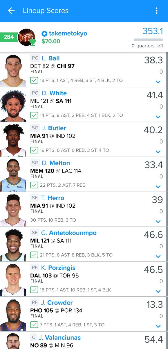 Lineup went brazy last night 🧨