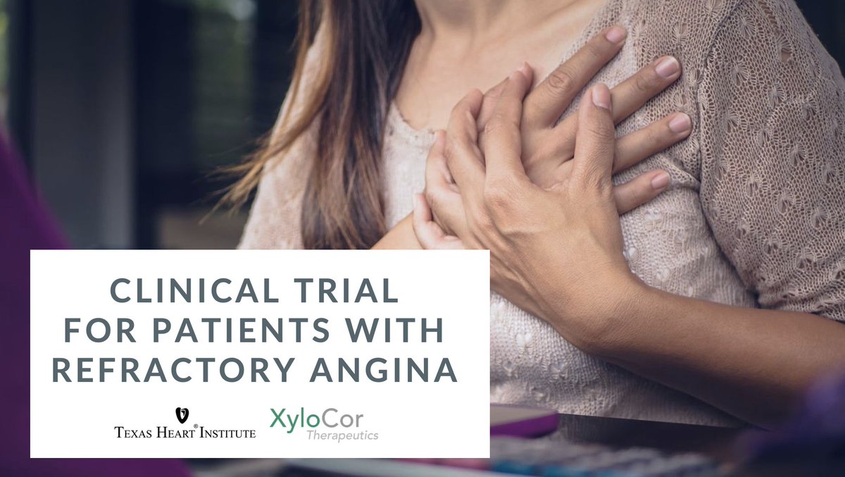 Texas_Heart's tweet photo. Our clinical research team is studying an investigational one-time administration of gene therapy for treatment of refractory angina.  

Read more about this study: https://t.co/KFTqrqE2Yh 

#THI #THICCR #ExactTrial https://t.co/DFJGLkc7BA
