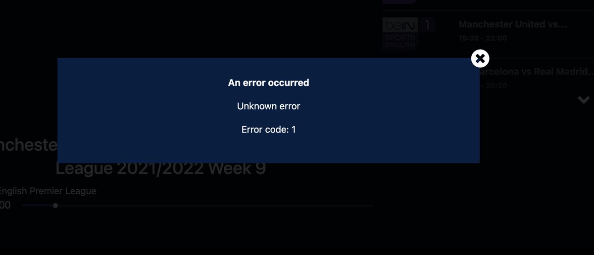 ragsagar's tweet photo. @beINmena I paid for 1 day subscription, but your streaming is not working. This is what I am seeing https://t.co/lbgJxOb478