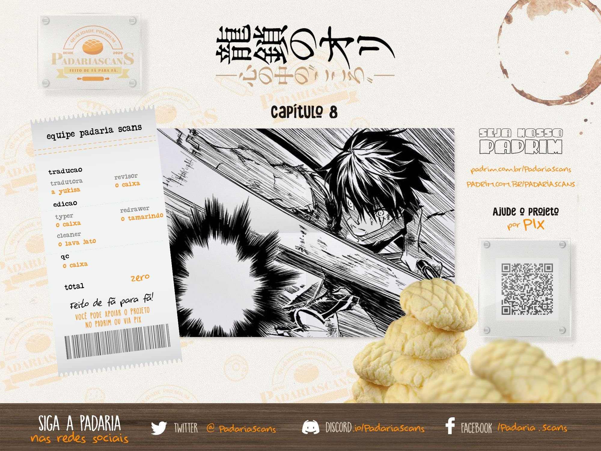 Padaria Scans on X: Saindo do forno!! Ori of the Dragon Chain Capítulo 8 Manga  Livre:  Tsuki Mangas:    / X