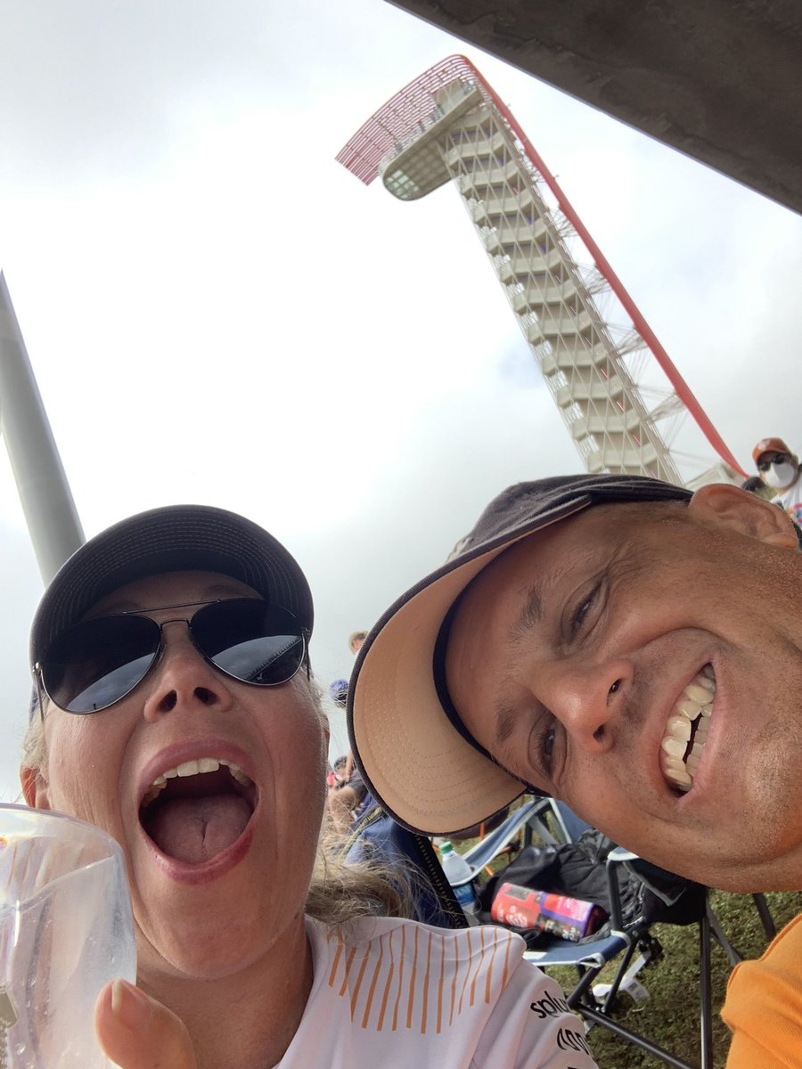 At the #USGP under the bridge cheering for <a href="/McLarenF1/">McLaren</a>!  #TrackTV <a href="/F1/">Formula 1</a>