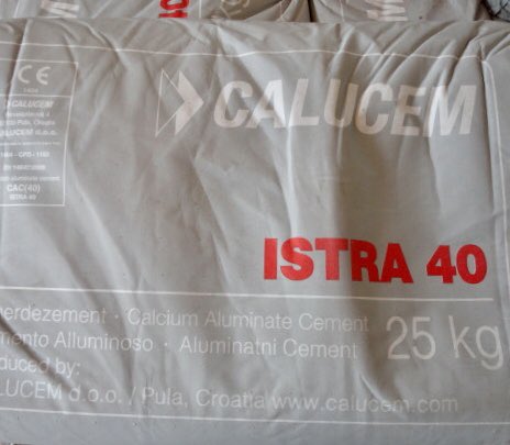 REFRACTFRISAC's tweet photo. CEMENTO DE ALUMINATO DE CALCIO ISTRA 40
#CementodeAluminatodeCalcio
https://t.co/ix5vSdKosJ https://t.co/MIThpGJftx