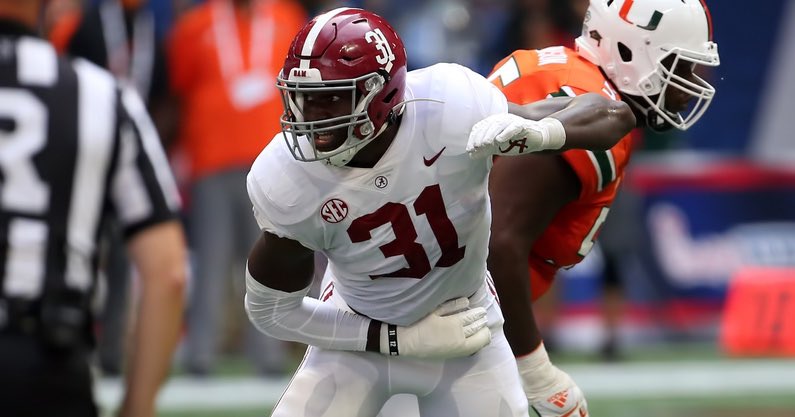 SSN_Alabama's tweet photo. Will Anderson now leads the nation in sacks with 8.5.
#RollTide https://t.co/N1TdJSe8FW