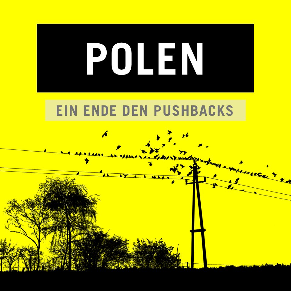 ai_hsg_bi's tweet photo. Afghanische Schutzsuchende werden an der Grenze nach Polen rechtswidrig nach Belarus zurückgedrängt.https://t.co/mXS4FJLXSt #Polen #AmnestyHsgBielefeld #Menschrechte https://t.co/8uqHxO0eqR