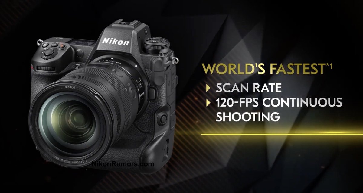 nikonrumors's tweet photo. Nikon India leaked Z9 presentation video with basic specs:

https://t.co/5gHPIlay5t https://t.co/mp4WM3yZJC