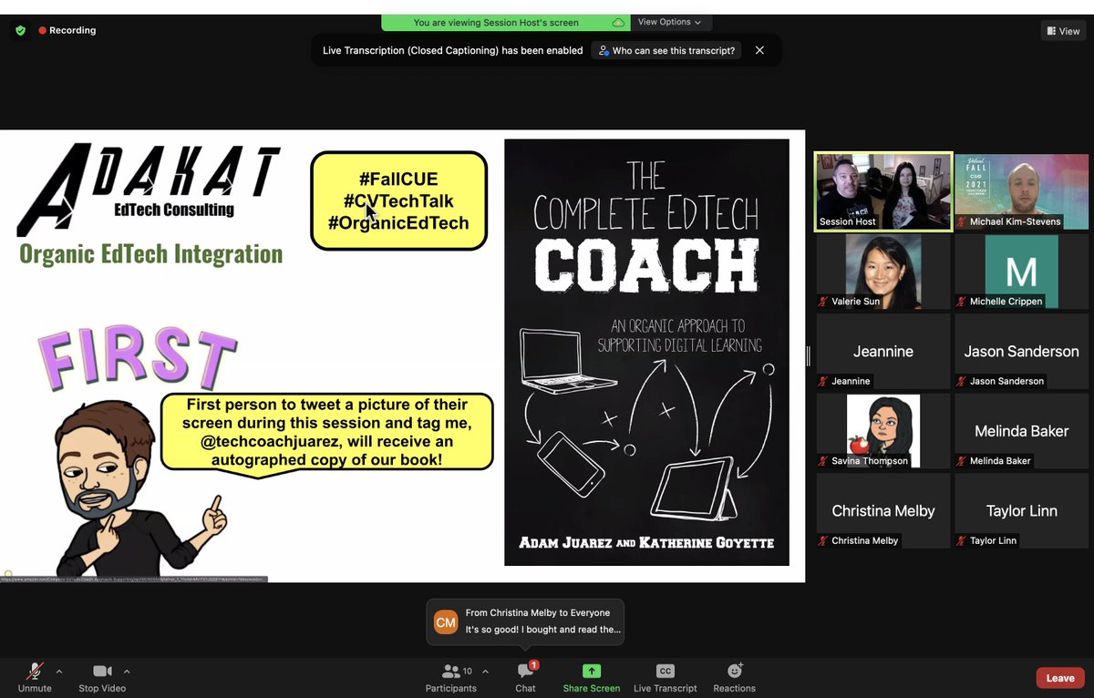 Mr_KimStevens's tweet photo. Today #WeAreCUE with @techcoachjuarez and @kat_goyette learning how to optimize #EdTech coaching. Day 2 of #FallCUE https://t.co/6Nd11HaLAu