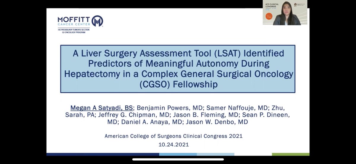 DenboJw's tweet image. Enjoyed this morning’s presentations on surgical education at #ACSCC21 

Moderated by @OAlabiMD @prajdev 

Great variety of topics! Surgical education continues to evolve.

@UTSWSurgeryLife @UMNSurgEd @DukeSurgery @MHepatobiliary @Sharpknife_Aziz @AmCollSurgeons