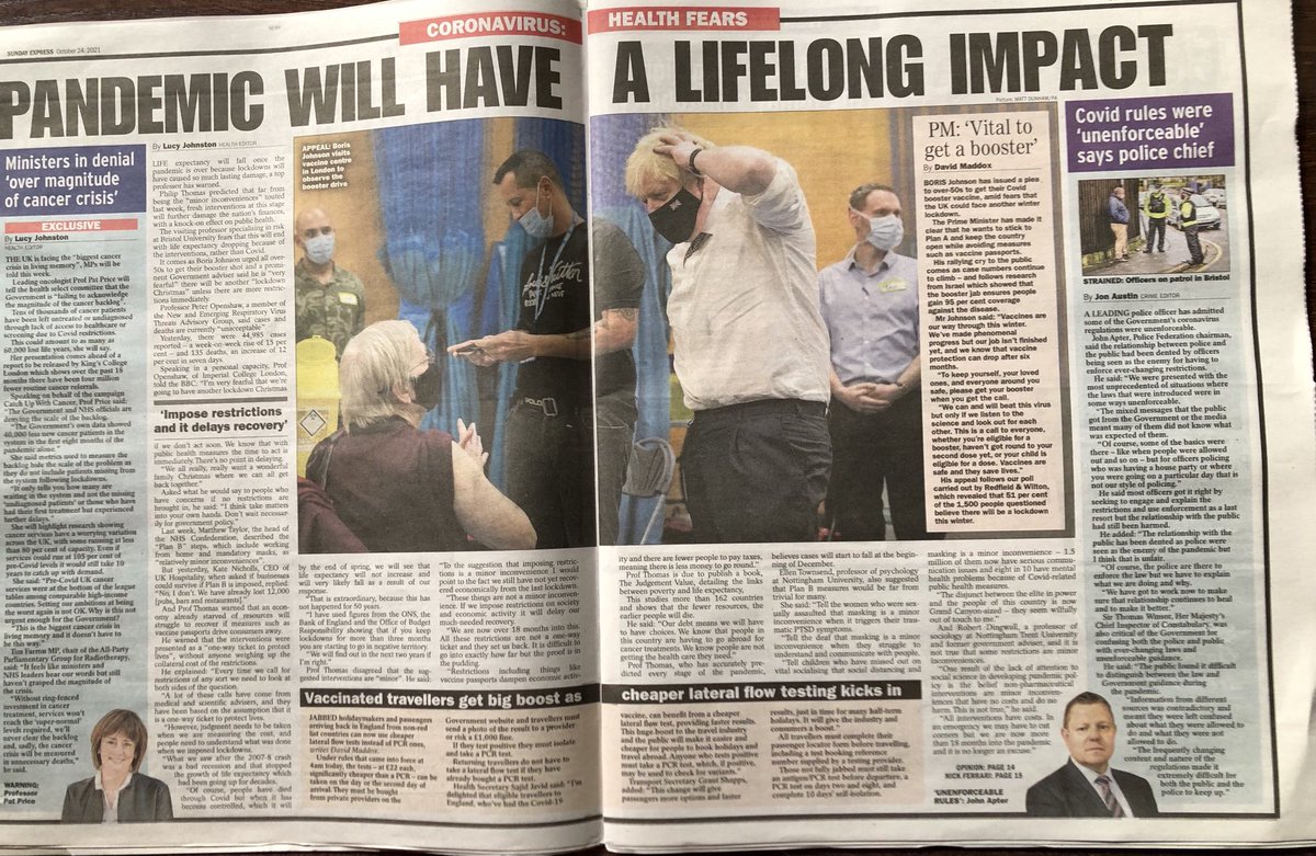 thelucyjohnston's tweet image. 🚨 COLLATERAL COST OF LOCKDOWNS
Will lead to:-

First FALL in life expectancy 50 yrs. 

Mental ill health and lack of wealth deadly too. 

Plan B, vax passports will hinder recovery 

Modeller maps out lockdown collateral harms 
@T4Recovery ⁦@collateralglbl⁩