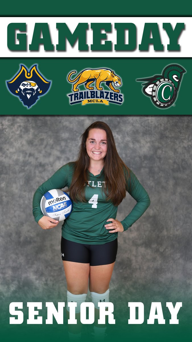 CastletonSports's tweet image. IT&apos;S SENIOR DAY! @CastletonVB takes on UMass. Dartmouth and MCLA in a tri-match at Glenbrook Gym! Castleton&apos;s four seniors will be honored prior to the 1 PM match against UMass. Dartmouth.

VIDEO: littleeast.tv/castleton/?B=2…

STATS: castletonsports.com/sidearmstats/w…