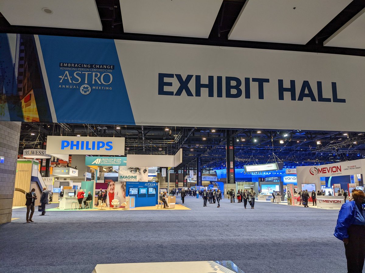 ASTRO_org's tweet image. Don't forget to check out the #ASTRO21 Exhibit Hall while you're attending! Our fantastic exhibitors our ready to answer your questions! Check out the amazing booths! #RadOnc