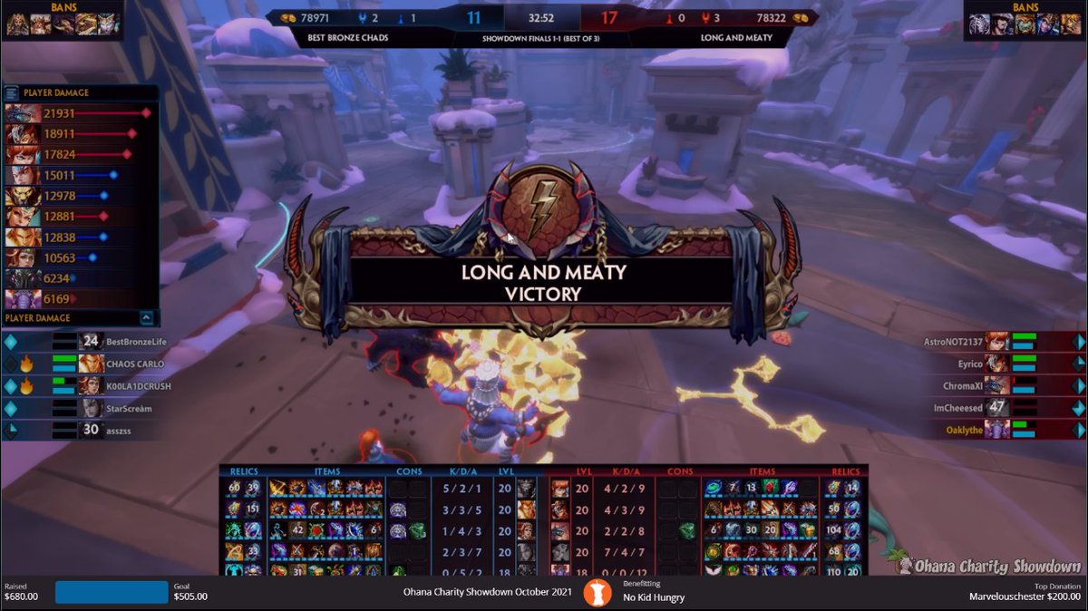 Aloha Ohana🌴! Yesterday's showdown finals were a BLAST! To date the Ohana Showdowns has raised nearly $3⃣0⃣0⃣0⃣ benefitting <a href="/nokidhungry/">No Kid Hungry</a>! Thank you to the players for the games, the casters for their commentary, &amp; everyone who helped put this together! 

MAHALO &amp; MUCH LOVE! 🤙💜