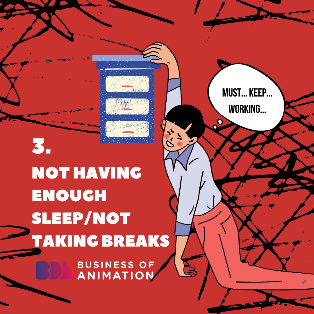 animationbiz's tweet photo. 1. Multitasking: Too much work and information
2. A messy workspace
3. Not having enough sleep/not taking breaks
#CreativityProblems #CreativityStruggles #CreativeProblems https://t.co/ego8GkveJz