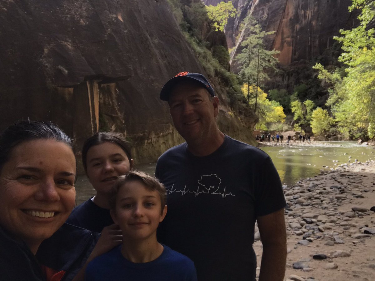 ProSteveKennedy's tweet photo. Since we didn’t get #wavehike permits, arrived midday @zionnps had time to hike a little way up #thenarrowszionnationalpark water temp 50° 🥶 @bass_nation @basscatboats @lowrancefishing @Power_Pole @lithiumpros #feeltherush @goxoutside @find_your_park https://t.co/86RjbmDxZc