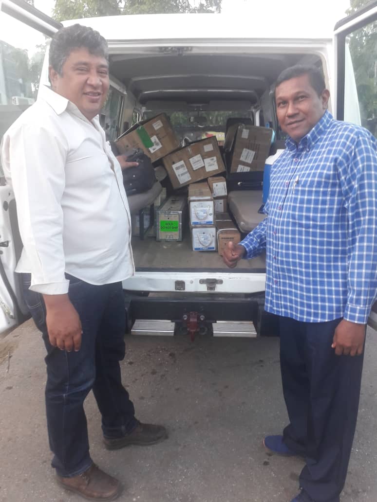 Cuatro equipos de bombeo fueron recibidos por el Alcalde Elías Zurita y el candidato Marcos Herrera, de mano del Gob. José Vásquez para mejorar la distribución de agua en el municipio Rondón.