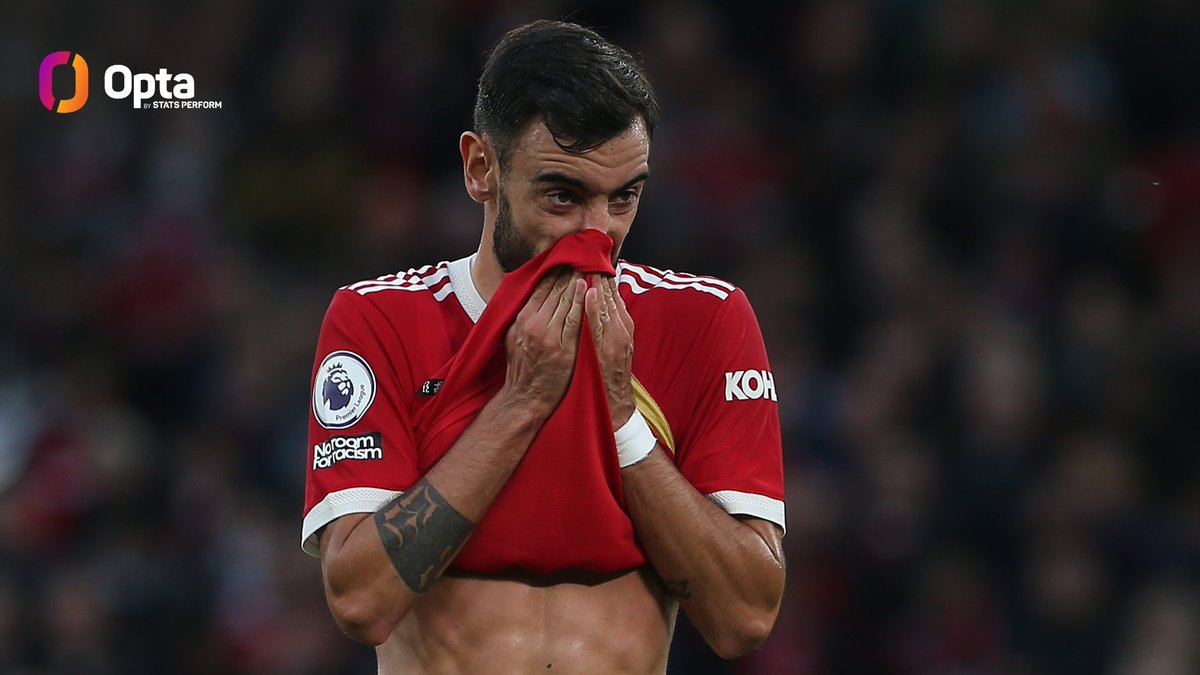 4 - Manchester United are four goals behind at the half-time interval in the @premierleague for the very first time. Smashed.