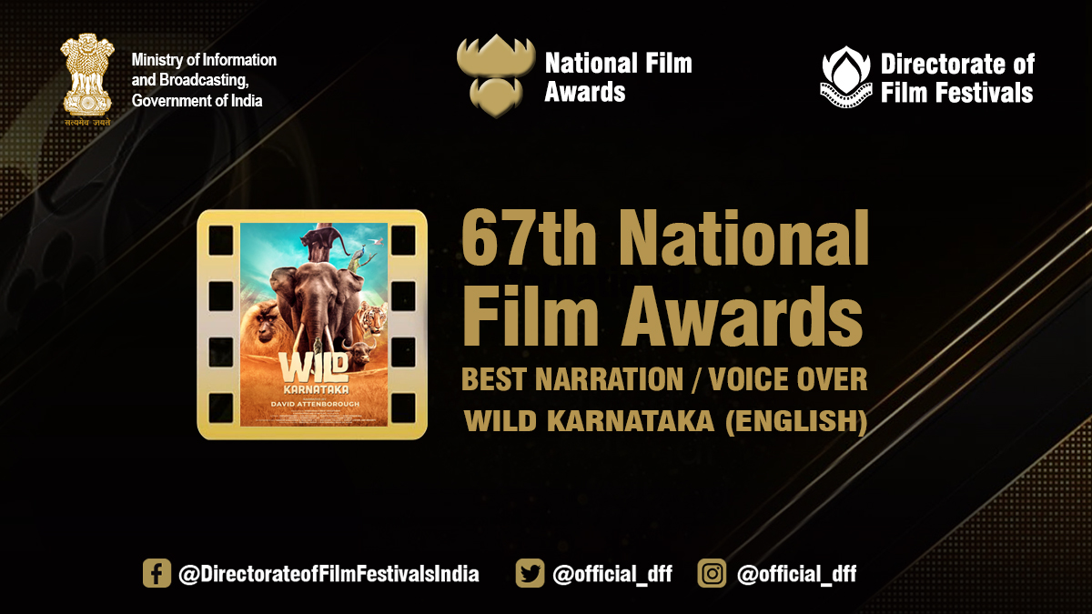 official_dff's tweet photo. Sir David Attenborough to get #NationalFilmAward for Best Narration for Non Feature Film #WildKarnataka.
@wildkarnataka @KarnatakaWorld @MIB_India @PIB_India @Chatty111Prasad @AttenboroughSir 
#NationalFilmAwards2019 https://t.co/bh8TtbOTT2