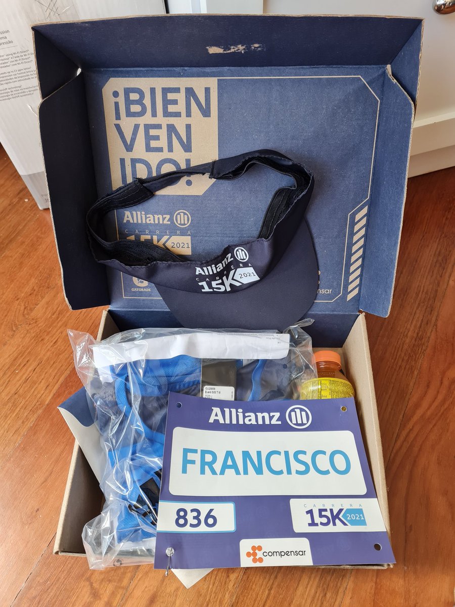 pachomiranda's tweet photo. Último día para correr la @allianz15k de @AllianzCol #Allianz15K #VivoSaludable Apoyemos las carreras recreativas que pronto regresarán de manera presencial. https://t.co/8Y6cdeYOqh