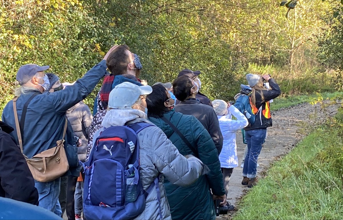 BirdFriendlyLdn's tweet photo. Thanks to everyone who came out and made this event a success! We are looking forward to offering more accessible birdwatching events in the future and providing information on our website about making nature and birding more accessible & inclusive in the Forest City #birdability https://t.co/8DfDvpOmTh