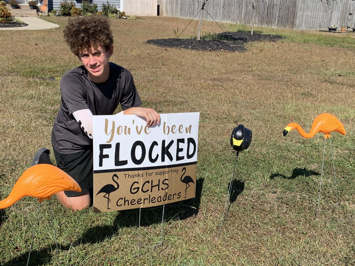 albeiroeflorez's tweet photo. Look who got flocked right before Lax tryouts! @grayscreekcheer @Julian_Florez6 https://t.co/VqNHi3aEtJ