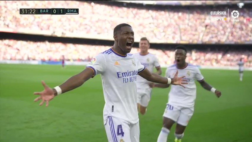 AlabaTimeline's tweet image. David Alaba vs FC Barcelona:

Goals: 1
Accurate passes: 47
Pass Succession rate: 92%
Long balls: 5
Long balls success rate: 40%
Crosses: 1
Touches: 60
Duels Won: 2
Times dispossessed: 0
Recoveries: 3
Clearances: 2

MOTM 💪💥