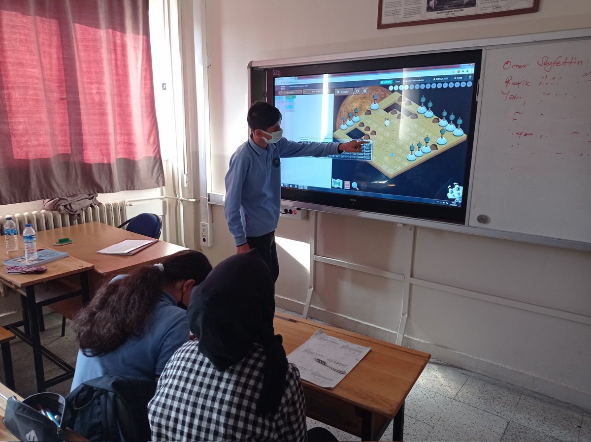 “Kodlarla Büyüyorum”Projemizin Avrupa Kod Haftası Etkinliğine Rekabet Kurumu Anadolu Lisesi(<a href="/Rkal_21/">Rekabet Kurumu Anadolu Lisesi</a>) olarak biz de öğrencilerimizle katıldık. <a href="/CodeWeekEU/">EU Code Week</a> <a href="/YenisehirMEM/">Yenişehir İlçe Milli Eğitim Müdürlüğü</a> <a href="/Diyarbakirmem/">Diyarbakır İl Millî Eğitim Müdürlüğü</a> <a href="/KodlaBuyu/">Kodla Büyü</a> @DiyarStem @YUKSELARSLAN217 <a href="/MTNCCN/">METİN ÇAÇAN</a>