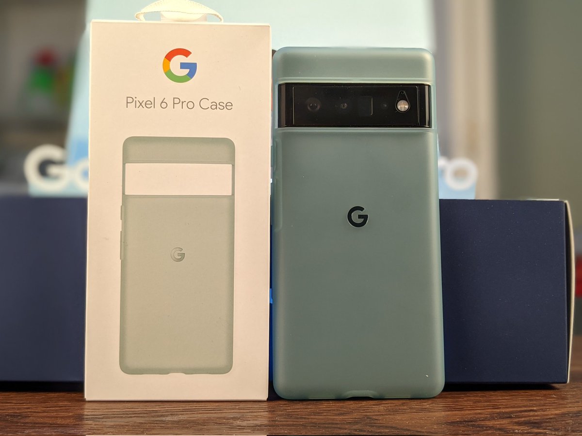Lenny_Bons's tweet photo. It's a #softsage kinda day. #Officialcase #pixel6pro #giftfromgoogle @madebygoogle https://t.co/P7zxFd0B9p
