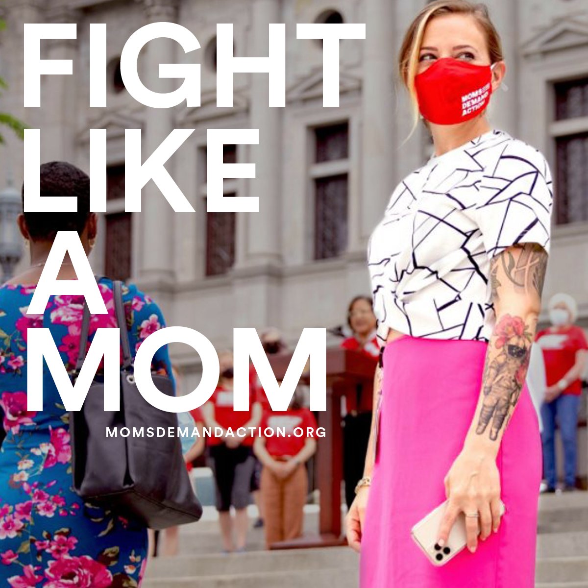 When it comes to advocating for gun safety, #FightLikeAGirl. 

Just as well, #FightLikeAMom. 

Thank you Moms!!! @MomsDemand