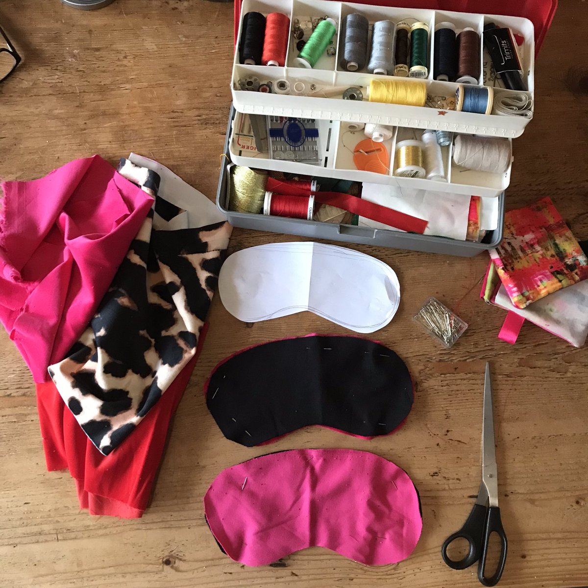 Lavender &amp; flax eye masks ~ in beautiful delightfully velvet fabrics ! Ready for open studios . More details to follow #eastsussex #Eastbourne #velvet #lavender