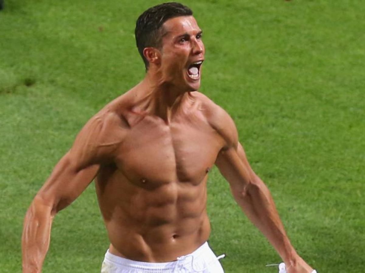 Ronaldo when he scores in the 89th minute to make it 9-1