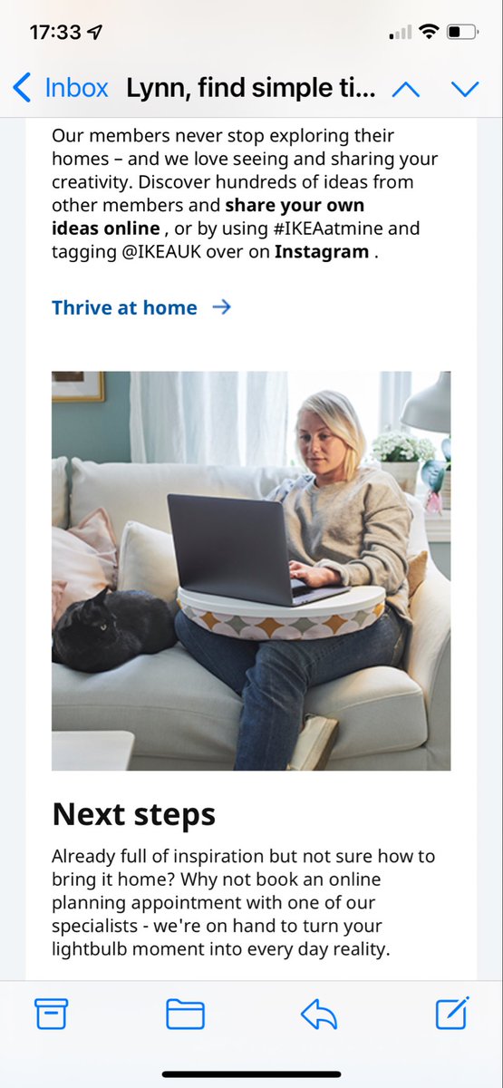 lynnclipstone's tweet photo. @IKEAUK I just got an email featuring this cool laptop stand but can’t find this on your website. Do you have a product code please? https://t.co/171zJpWHss