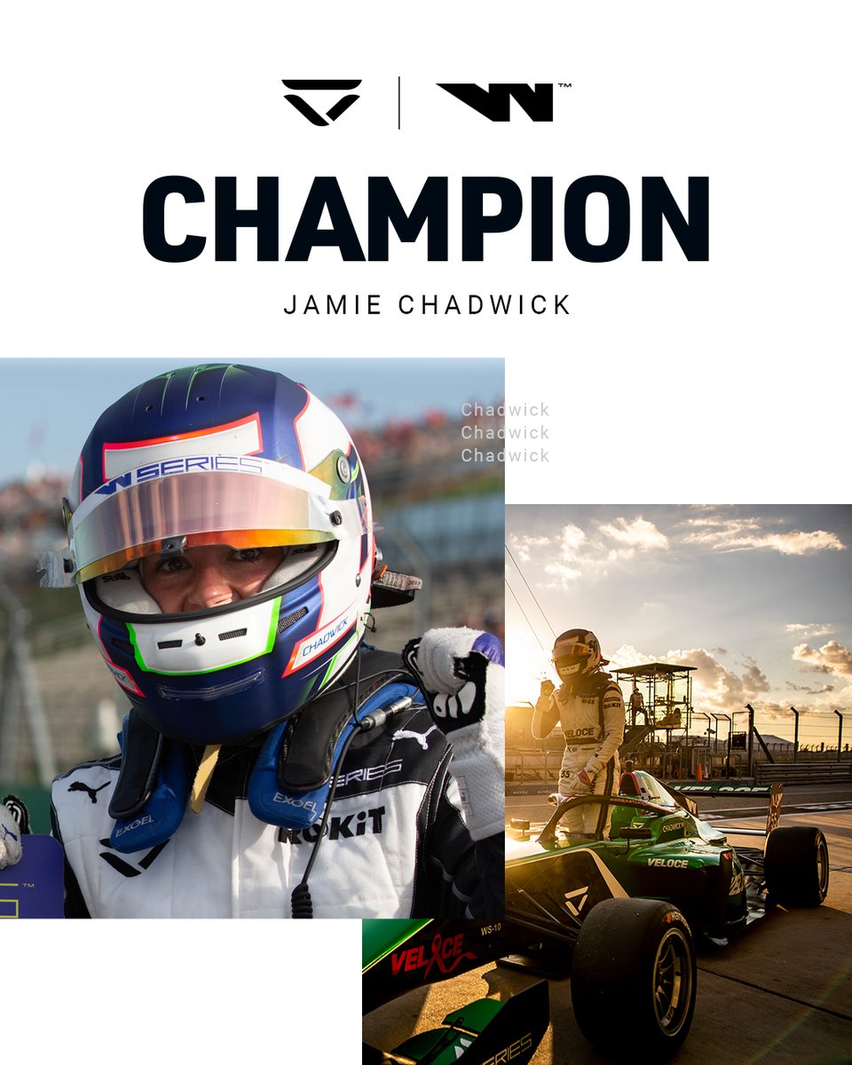 CHAMPION! <a href="/JamieChadwick/">Jamie Chadwick</a>