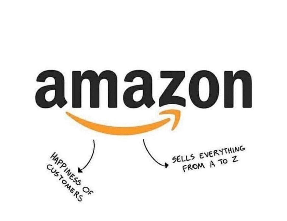 CC_Cudworth's tweet photo. I knew about the smile for satisfied customers but the A to Z part of the @amazon logo is ingenious. https://t.co/X08qaudxe8