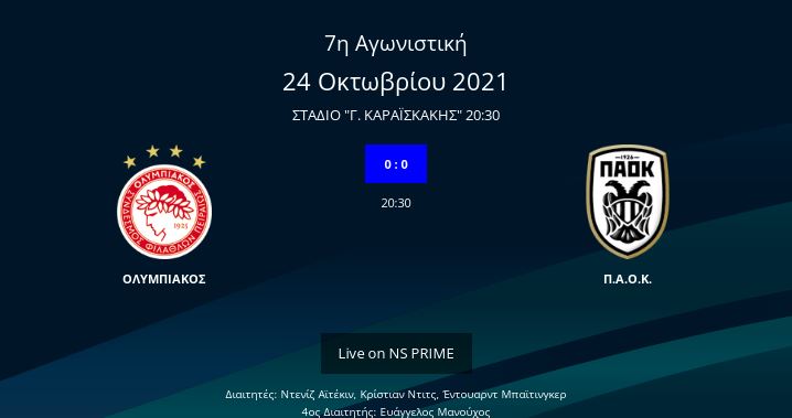 Super_League_GR's tweet photo. Δείτε τις συνθέσεις του αγώνα Ολυμπιακός-ΠΑΟΚ
➡️ https://t.co/0dFP5XjSjG

Διαβάστε εδώ την προαναγγελία του αγώνα
➡️ https://t.co/u3JqlhV7Dm
 
#slgr #matchday7 #olipaok #OlympiacosFC
 #PAOKFC #slgrinterwetten https://t.co/7NvxNHWc02