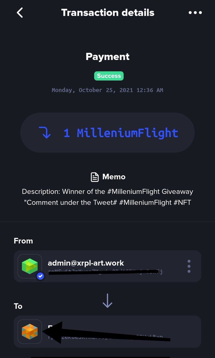 ioriiii_03's tweet photo. Thank you so much @XRPL_ART_WORK
didn't expect to win your #NFT #MilleniumFlight
#XRPL #xrp #XRPCommunity #Ripple #nftart https://t.co/KMsXU1vdlh