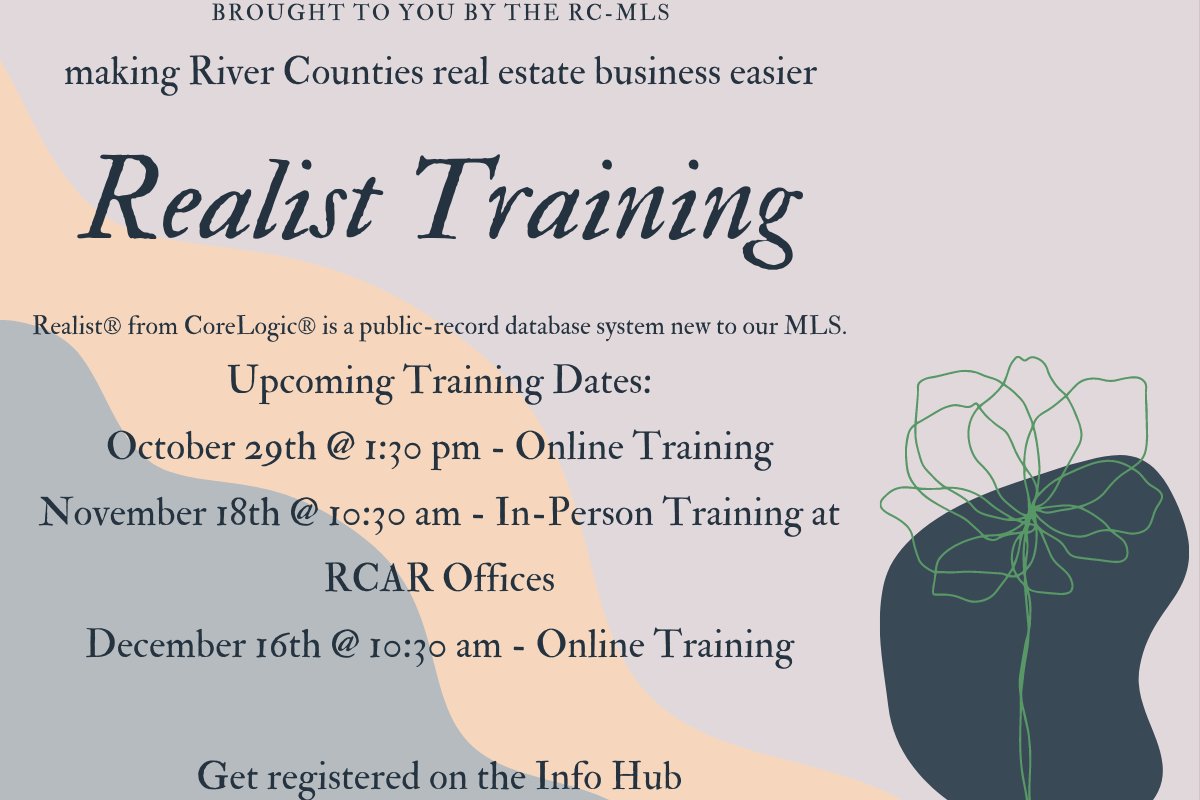 River Counties Association of REALTORS® tweet media