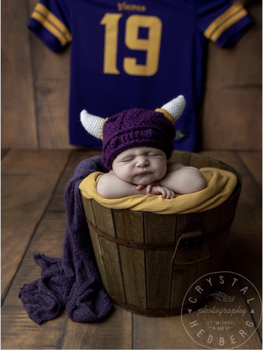 She’s 2-0 and sleeping through the <a href="/Vikings/">Minnesota Vikings</a> bye week. #SKOL