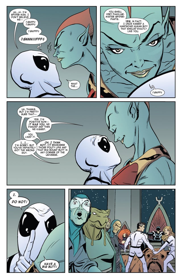 wwarrior_1's tweet photo. It is canon that Peter Parker has an ass so thicc aliens can recognize it's his even when he's in  costume https://t.co/IhtwqcT5Bx