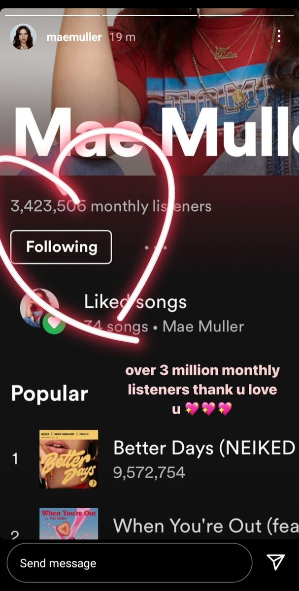 MaeMullerDaily's tweet photo. 📲|Mae via IG stories https://t.co/OoEoN93cVy