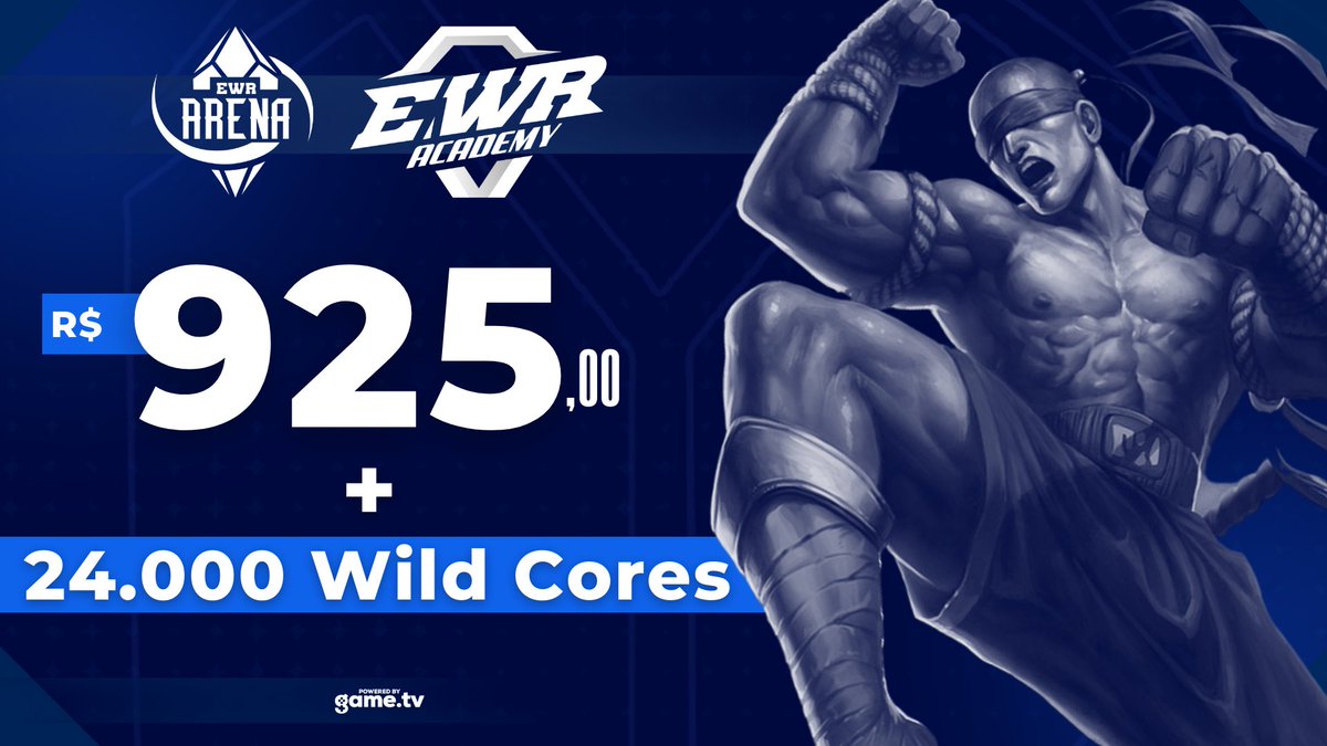 Preparem-se para a próxima semana de torneios da #elitewildrift.

⚔️ 4 torneios com um total de 💰 R$925,00 + 24.000 Wild Cores em premiação.

Inscrição dos torneios: linktr.ee/elitewildrift