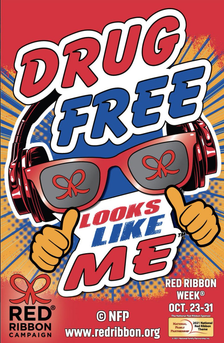 Are you ’Red’y for Red Ribbon Week? Make sure to wear red on Monday. 🚩♥️🔴🔺⭕️❌🛑 <a href="/JonestownElem/">Jonestown Elementary</a> <a href="/FB_elem/">Fredericksburg Elementary</a>
