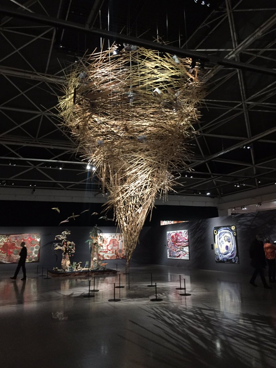 antje_devos's tweet photo. Exploring Australian Aboriginal Art at #BeforeTimeBegan exhibition, telling stories of culture and dreams. 🐍⏳🇦🇺 https://t.co/Z7pGRAqd5E