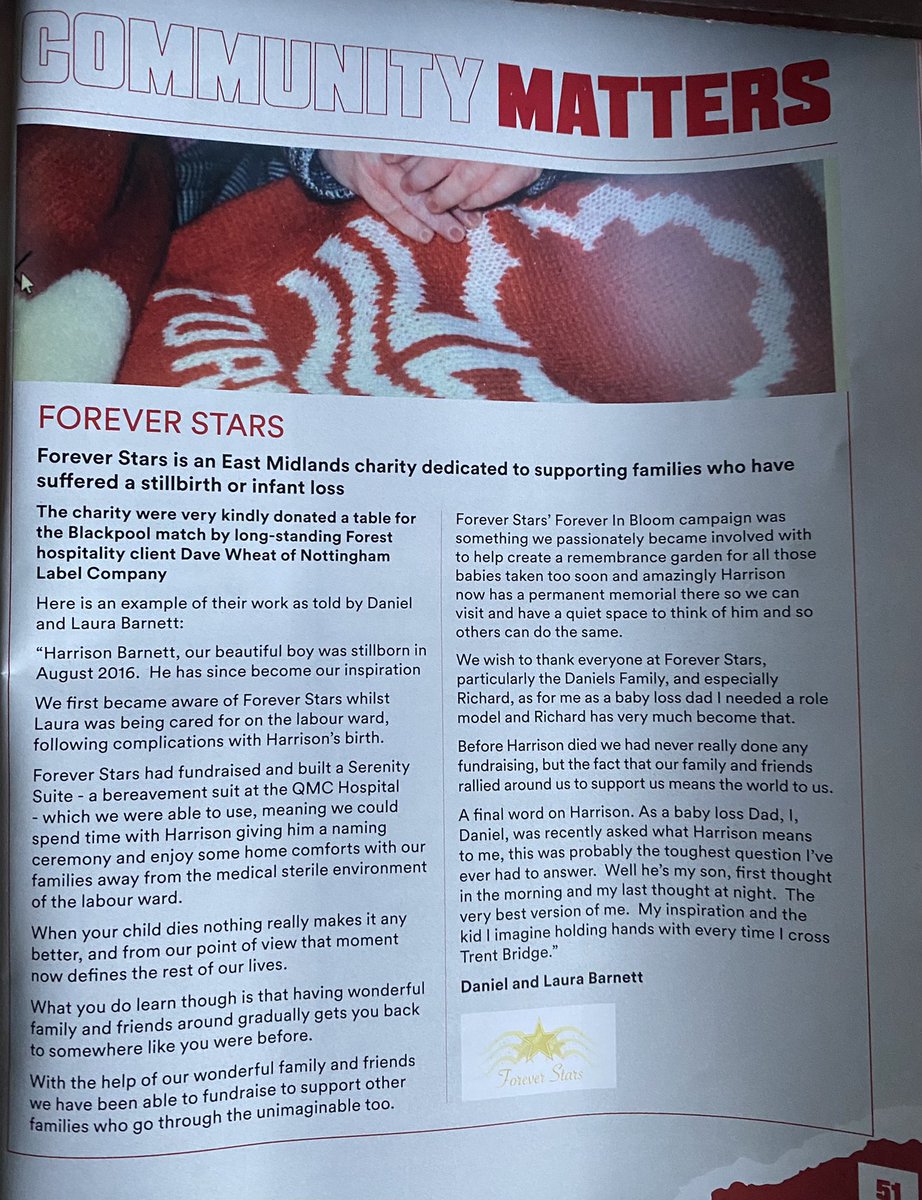 champ81gb's tweet image. Cheers @NFFC printing my baby loss story and promoting the amazing @FSFundraising. Proud dad #nffc