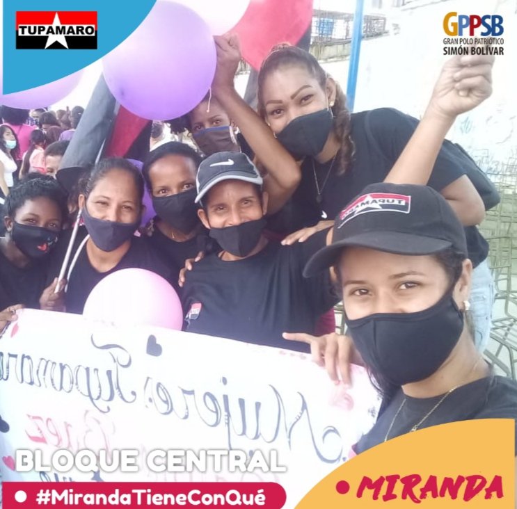 |#24Oct 📸|

¡VANGUARDIA FEMENINA!

Bajo el Movimiento de Mujeres Micaela Bastidas nuestras militantes Tupamaro del Mcpio. Tomás Lander dijeron presente en el encuentro efectuado en la parroquia Ocumare del Tuy rumbo al #21Nov.
@TupamaroMRT 
<a href="/katherintataMRT/">Katherine tata</a> 
<a href="/ArraizMRT/">Jesús Arraiz || Tupamaro 🇻🇪</a>