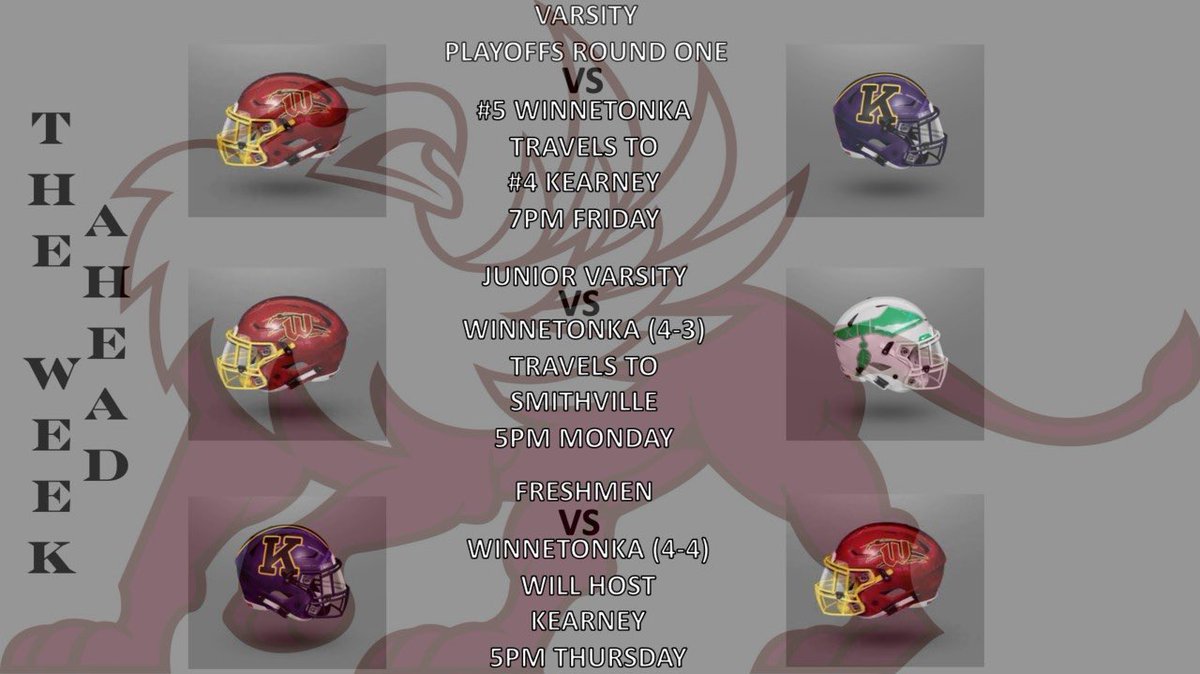 Tonka_Football's tweet image. Week 10 is Here! 
#BelieveIt
#LiveAnotherDay