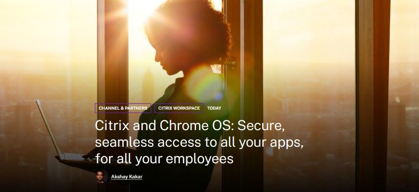 Kevin_Jackson's tweet photo. .@Citrix and Chrome OS are joining forces to enable greater employee productivity through secure and seamless access to all your apps while reducing the burden on IT. #CitrixLauchpad #CitrixCircle https://t.co/3D6tAsvYbC https://t.co/p2IgGi6hNV