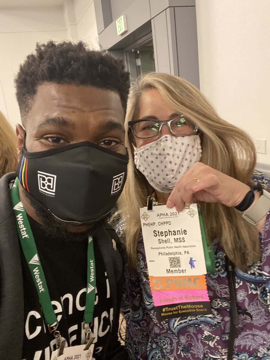 bryanobuckley's tweet image. .@CHPPD_APHA we have a new member. Always great meeting my #CHPPD community at @APHAAnnualMtg #APHA2021