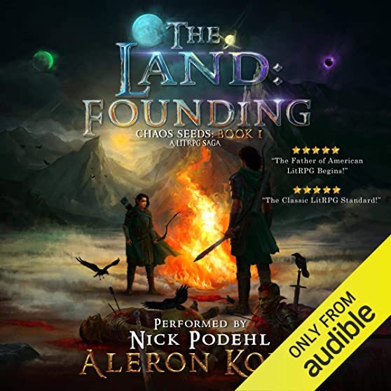 Filleklut's tweet photo. The book series Chaos Seeds featuring The Land is a good audiobook to try if you’re a gamer and want to try audiobooks. Great narrator &amp; great books. More great read’s coming: https://t.co/mP9PorK3d1 #audible https://t.co/UUX3KUW5hd