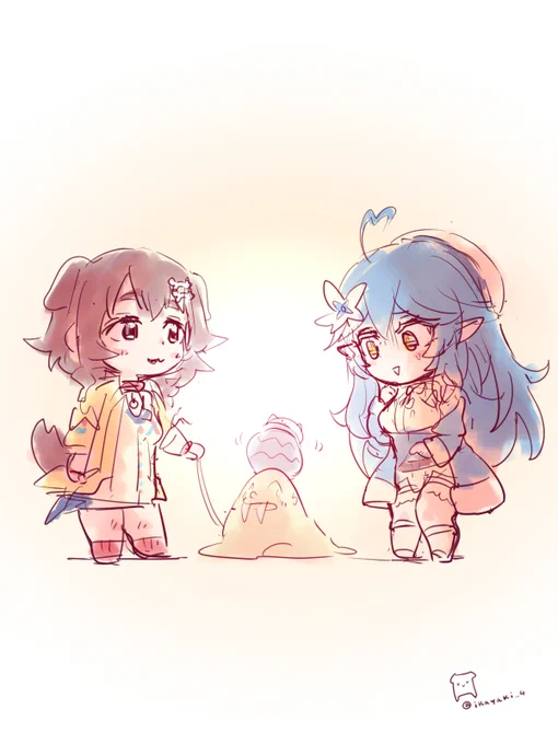 #ころらみ #できたてころね #LamyArt 
なんか大変な事になってないかぁ!?
ん?なっとる?
いやセイウチなっとるやろがい!! 