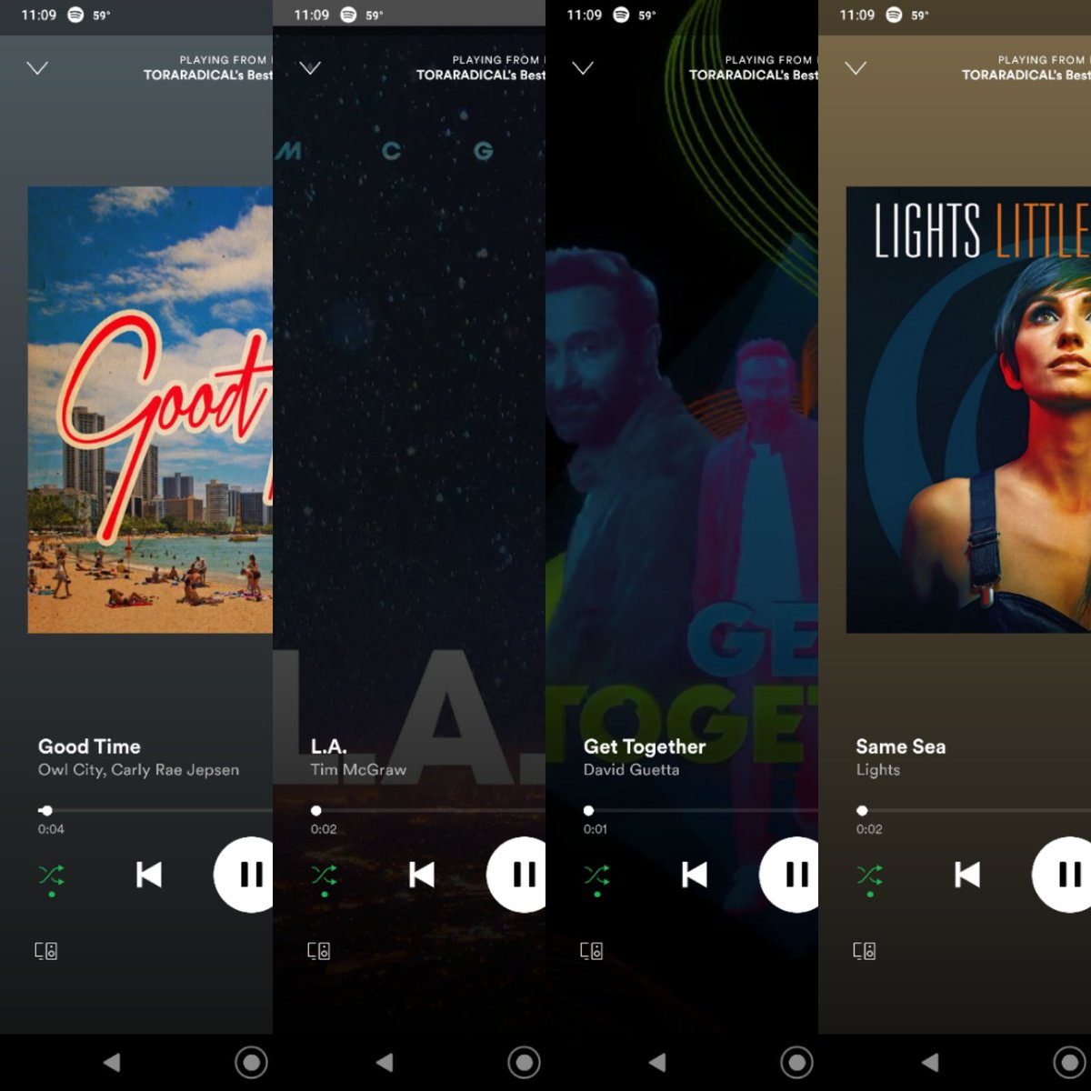 DJSangsta's tweet photo. #First4Songs on 10-24-21: #GoodTime by #OwlCity and #CarlyRaeJepsen, #LA by #TimMcGraw, #GetTogether by #DavidGuetta, #SameSea by #Lights.
#music #DJSangsta #musicislife #Spotify #musicismyescape #oooShiny https://t.co/WGw8mkmKcA
